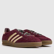 adidas Gazelle Indoor in Burgundy adidas Gazelle Indoor,2 of 4