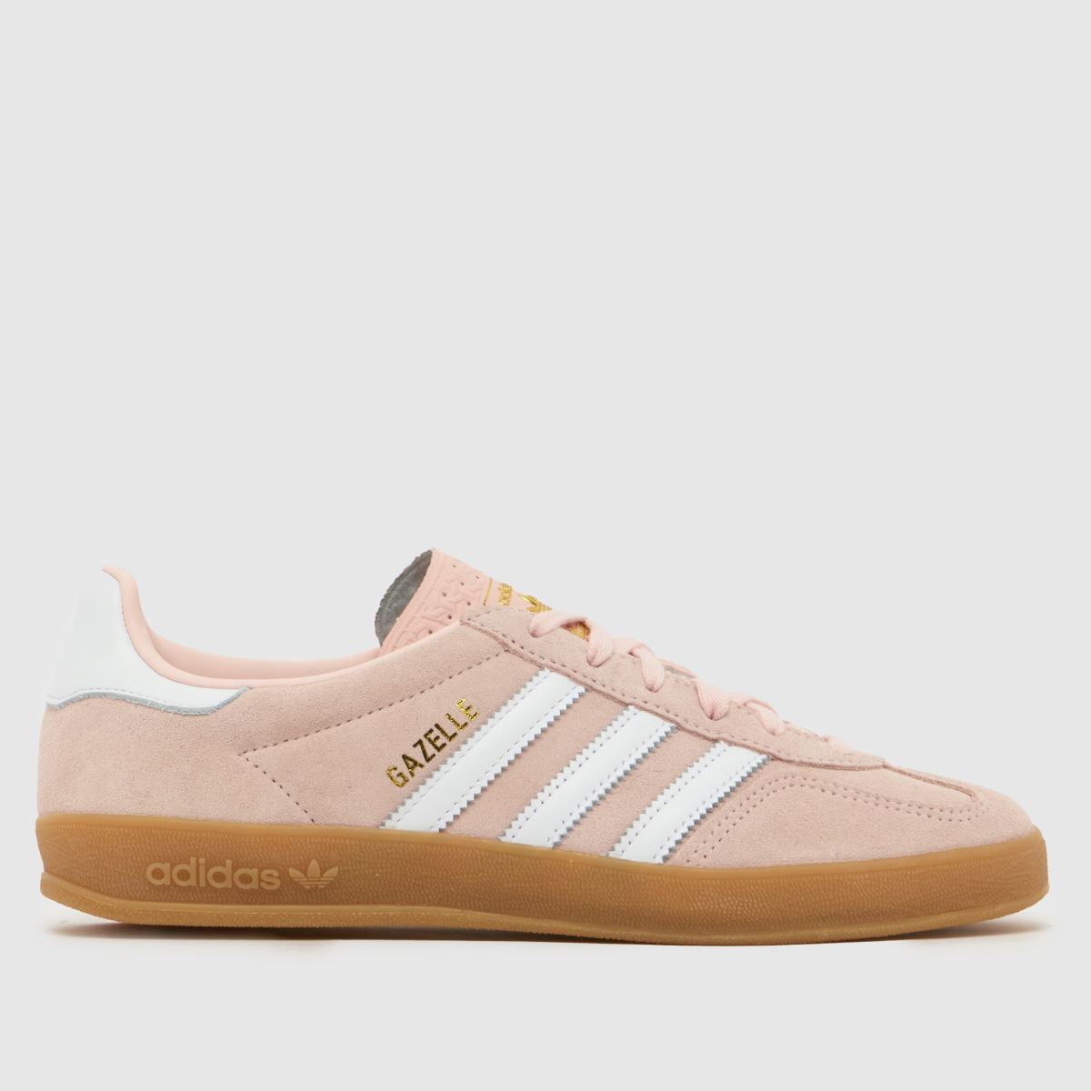 adidas Gazelle Indoor Trainers in Pale Pink