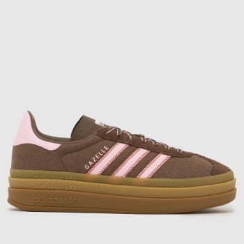 adidas Brown Multi Gazelle Bold Womens Trainers