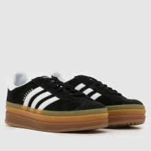 adidas Gazelle Bold in Black & White adidas Gazelle Bold,2 of 4