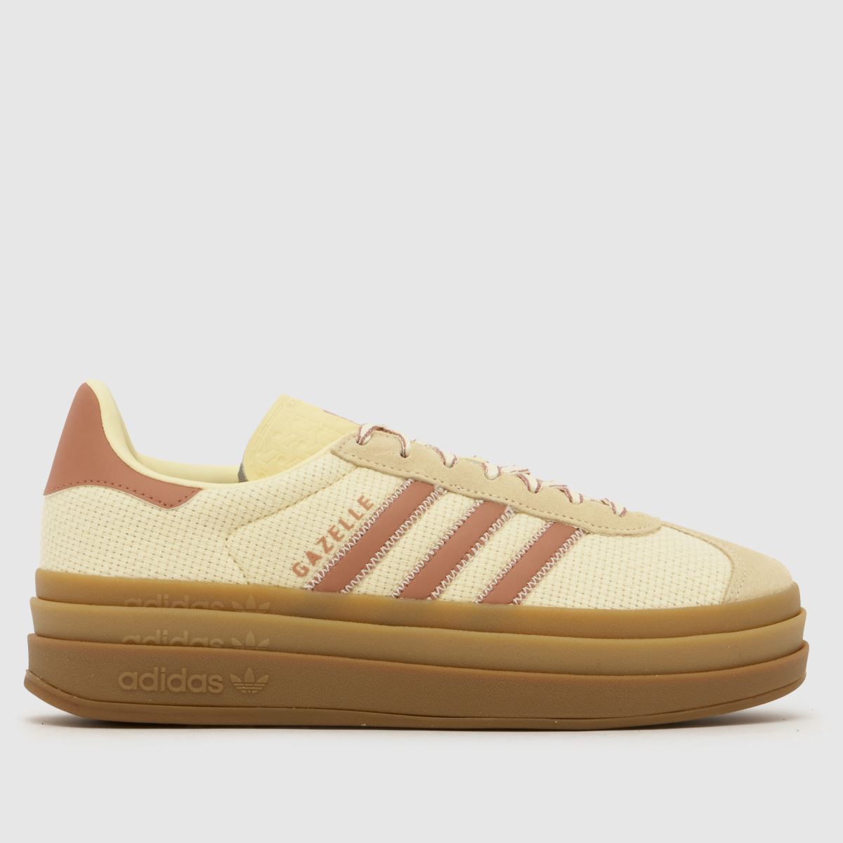 adidas Gazelle Bold Trainers in Off-White Multi