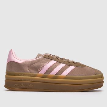 adidas Taupe Gazelle Bold Womens Trainers