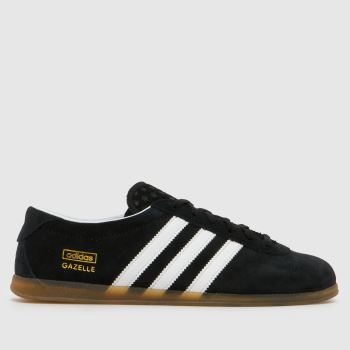 adidas Black & White Gazelle Lo Pro Womens Trainers