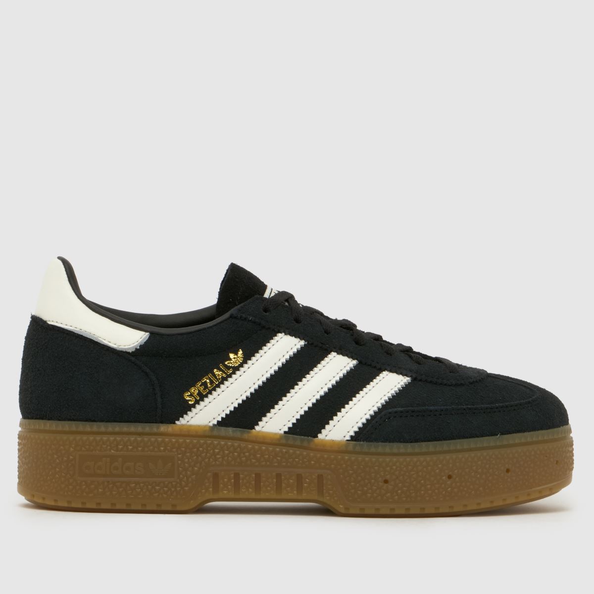 adidas Handball Spezial Bold Trainers in Black & White