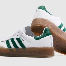 adidas Sambae in White & Green adidas Sambae,4 of 4
