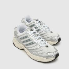 adidas Adistar Control 3 in White & Silver adidas Adistar Control 3,3 of 4