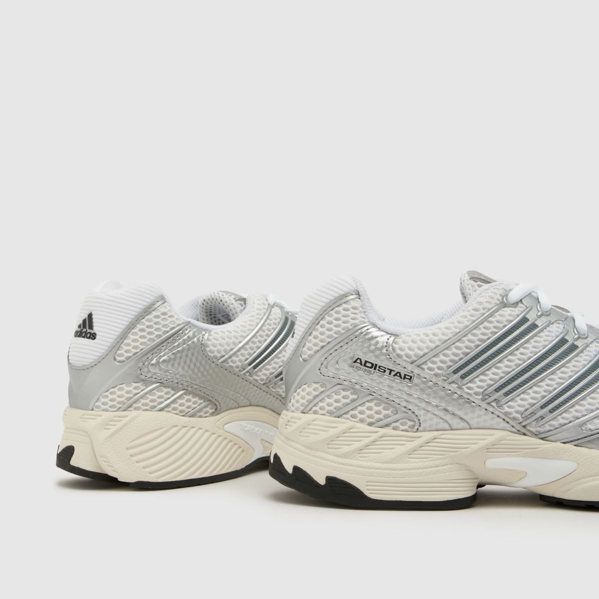 adidas Adistar Control 3 in White & Silver adidas Adistar Control 3 7