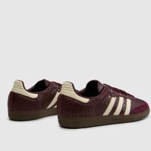adidas Samba OG in Burgundy adidas Samba OG,3 of 4