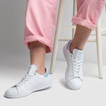 Damen adidas Weiß hellblau Stan Smith Sneaker Damen adidas Weiß hellblau Stan Smith Sneaker