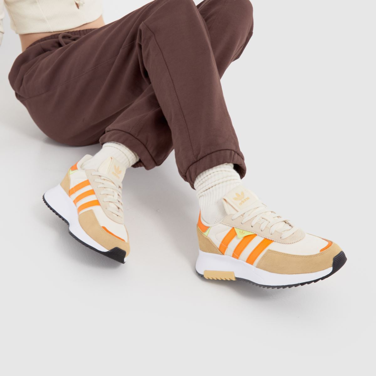 Womens Stone adidas Retropy F2 Trainers | schuh