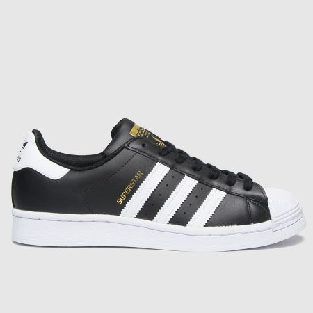 Womens White adidas Superstar Trainers 
