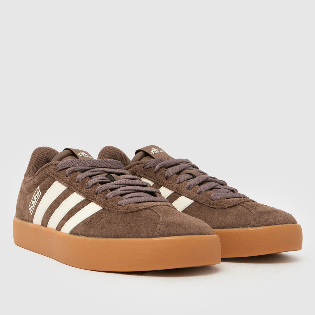 adidas VL Court 3.0 in Brown & White adidas VL Court 3.0 8
