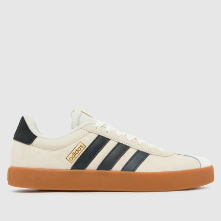 Womens Stone Black adidas VL Court Trainers schuh