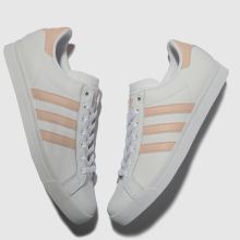 adidas coast star white pink