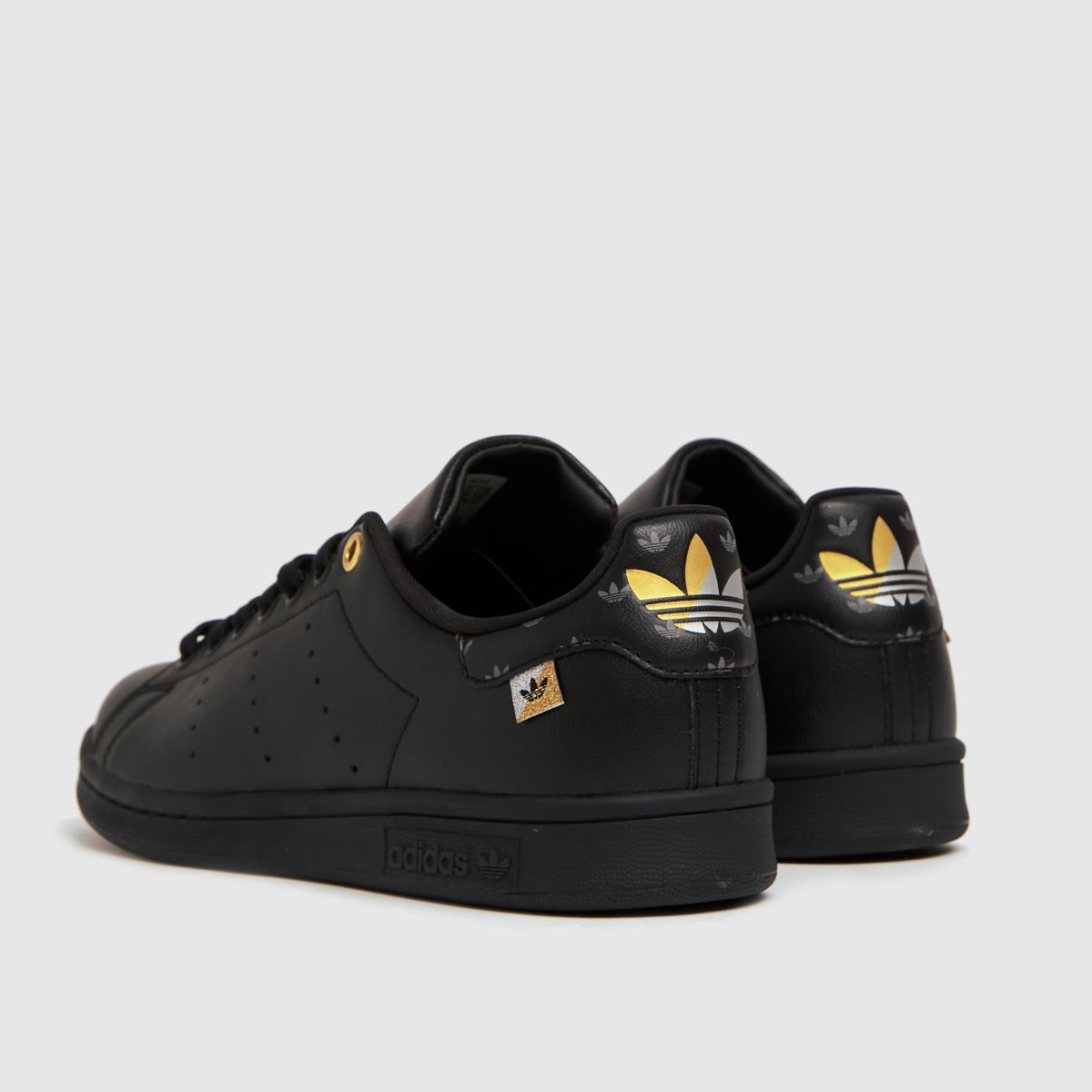 Damen Schwarz Adidas Stan Smith Primegreen Sneaker Schuh