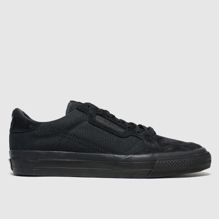 Damen adidas Schwarz Continental Vulc Sneaker Damen adidas Schwarz Continental Vulc Sneaker