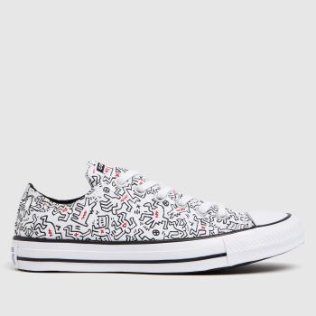 Converse white & black keith haring ox trainers Converse white & black keith haring ox trainers