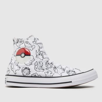 Converse white & black hi pokemon pokeball trainers Converse white & black hi pokemon pokeball trainers