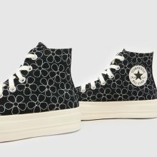 Converse All Star Lift Hi in White & Black Converse All Star Lift Hi,4 of 4