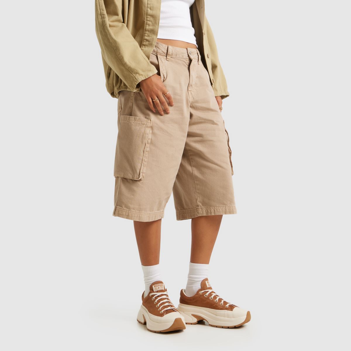 Converse Run Star Crush in Brown & White Converse Run Star Crush 8