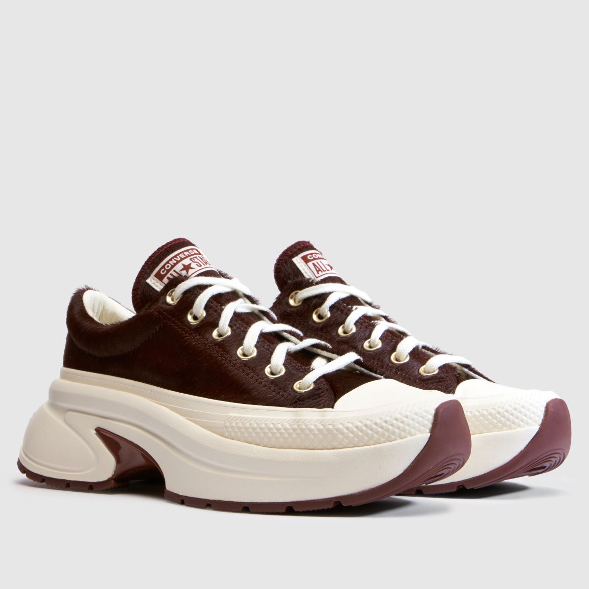 Converse Run Star Crush in White & Burgundy Converse Run Star Crush 3