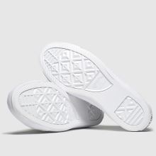 white & gold ox precious metal trainers