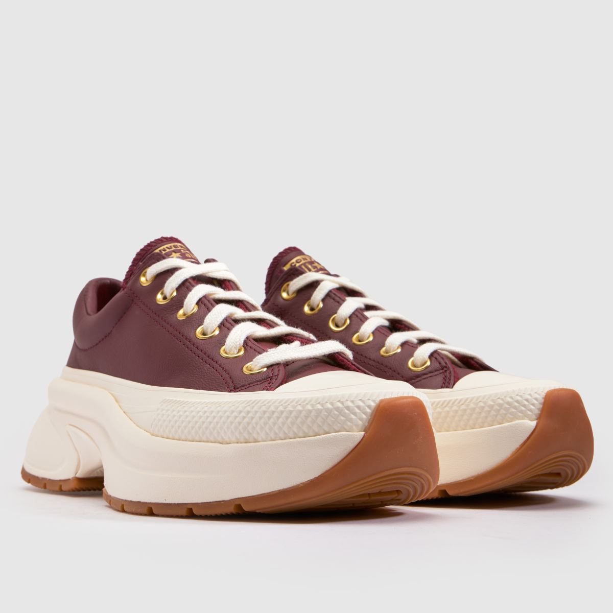 Converse Run Star Crush in White & Burgundy Converse Run Star Crush 3