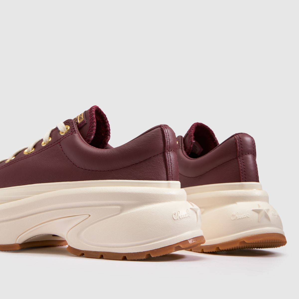 Converse Run Star Crush in White & Burgundy Converse Run Star Crush 7