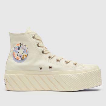 converse stone star garden party trainers