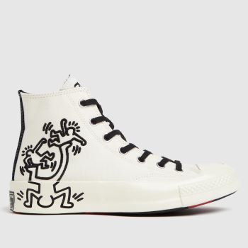 Converse white & black chuck 70 keith haring hi trainers Converse white & black chuck 70 keith haring hi trainers