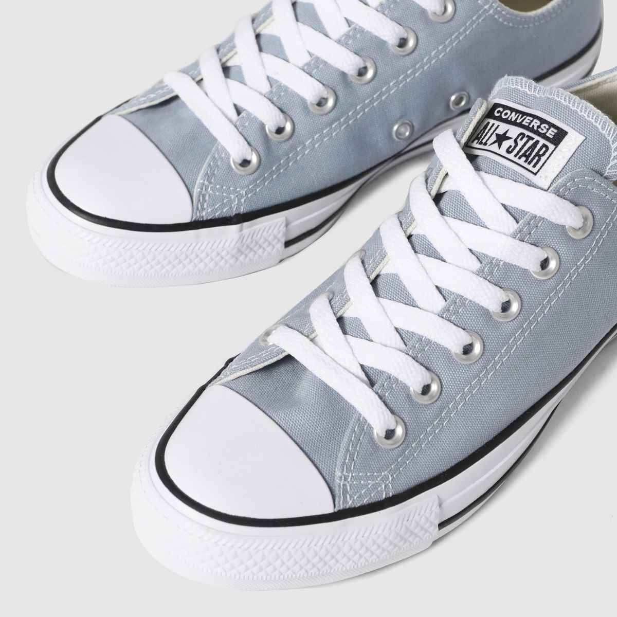light blue converse ox