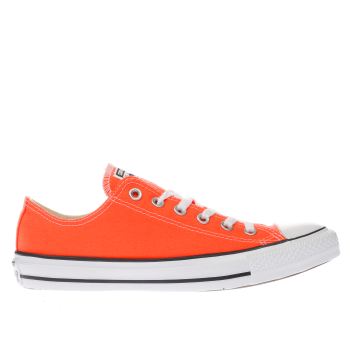 orange converse womens