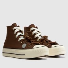 Converse All Star Lift Hi in Brown Multi Converse All Star Lift Hi,2 of 4