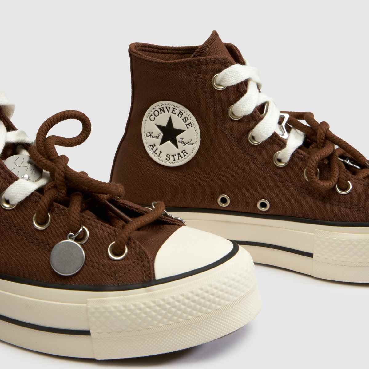 Converse All Star Lift Hi in Brown Multi Converse All Star Lift Hi 7