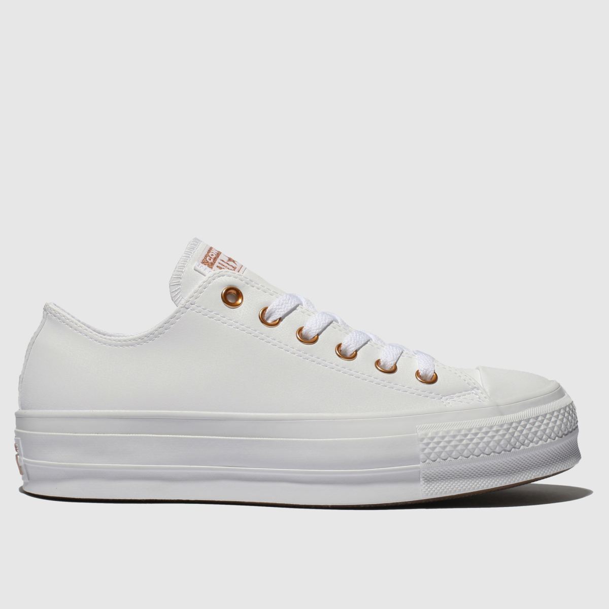 converse white womens trainers