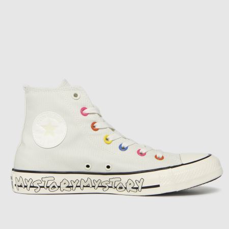 converse pink & blue all star rainbow glitter ox trainers