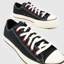 Converse Chucks in Love All Star Ox in Black Multi Converse Chucks in Love All Star Ox,3 of 4