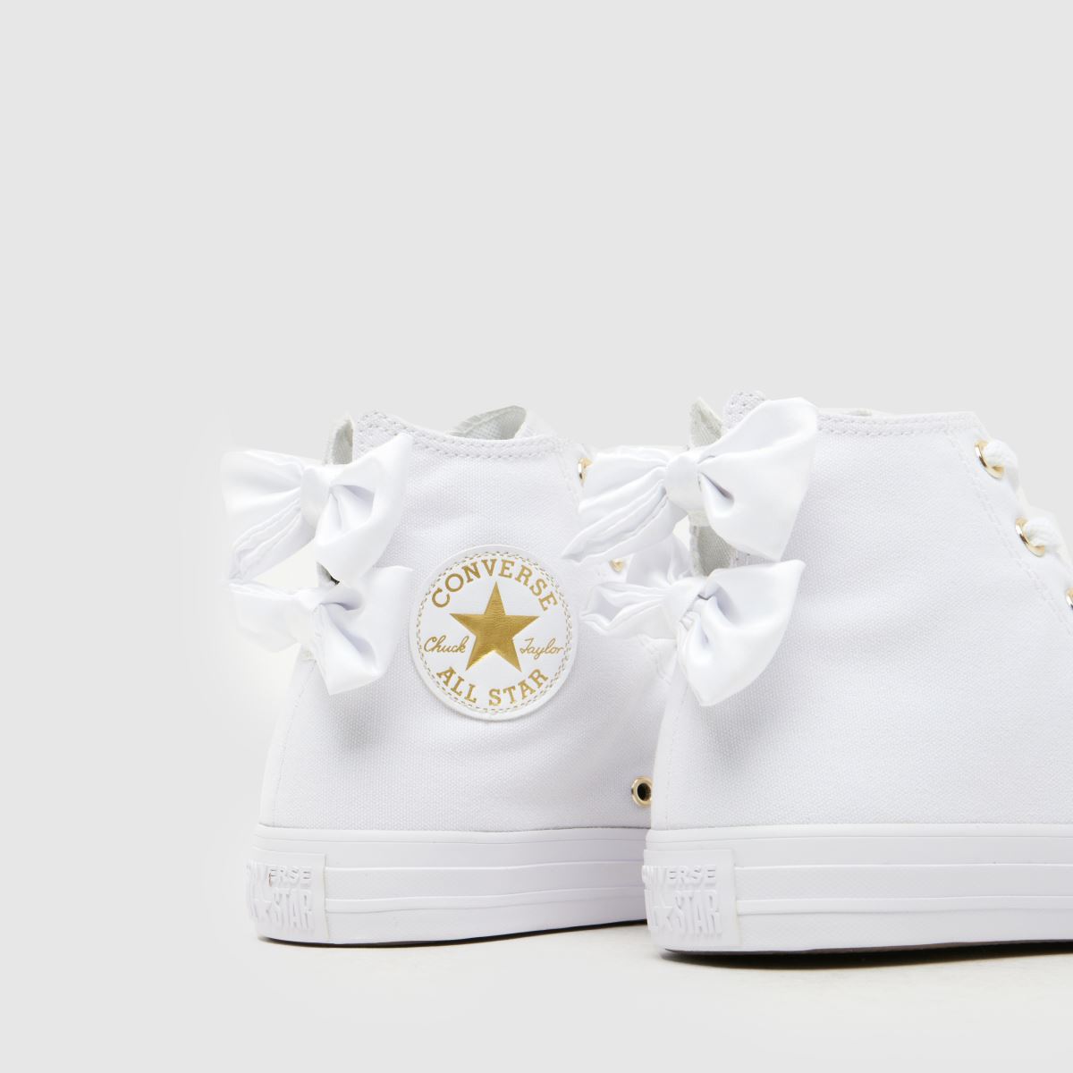 Converse All Star Hi Bow in White Converse All Star Hi Bow 4