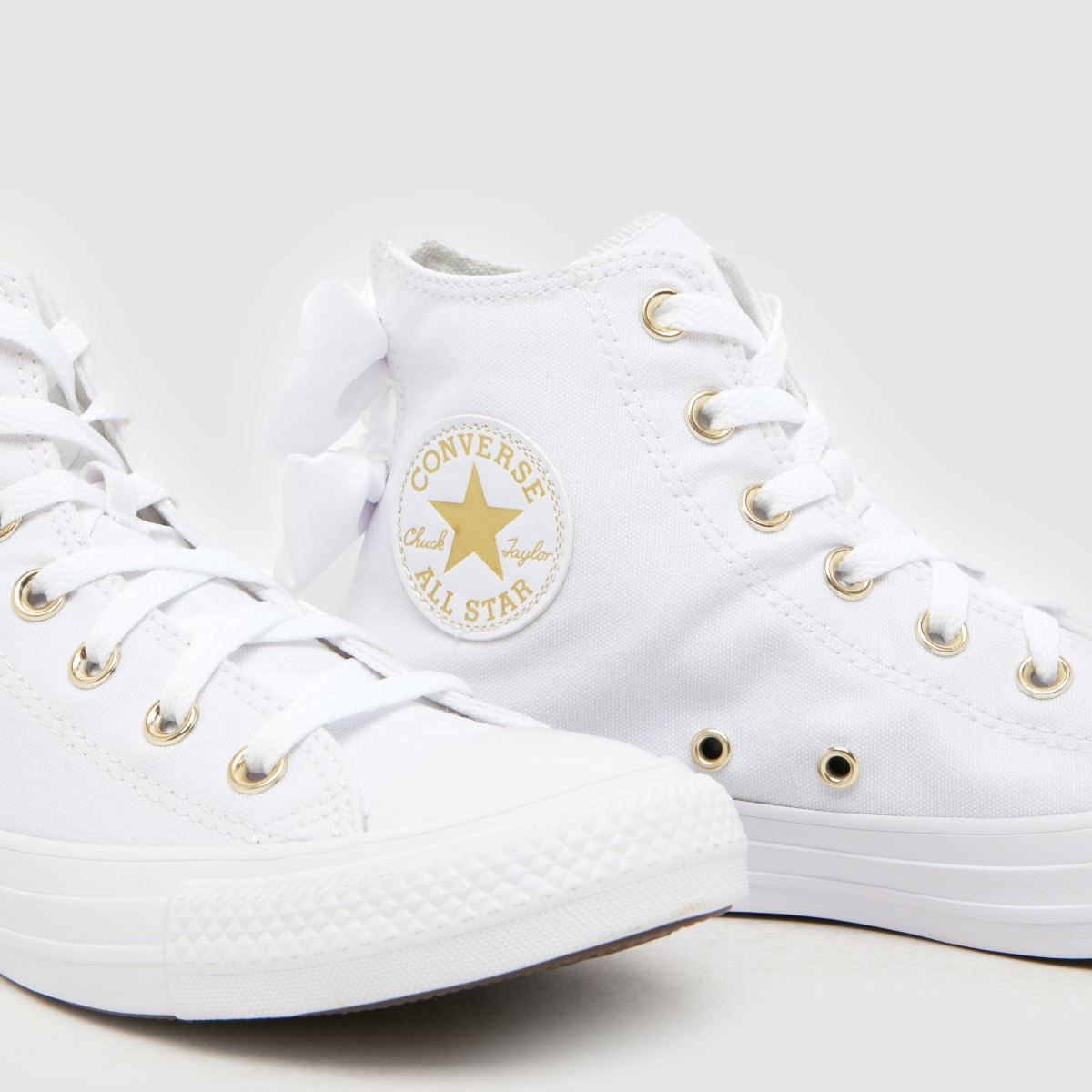 Converse All Star Hi Bow in White Converse All Star Hi Bow 7