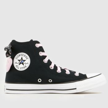 Converse Black Multi All Star Hi Bow Womens Trainers