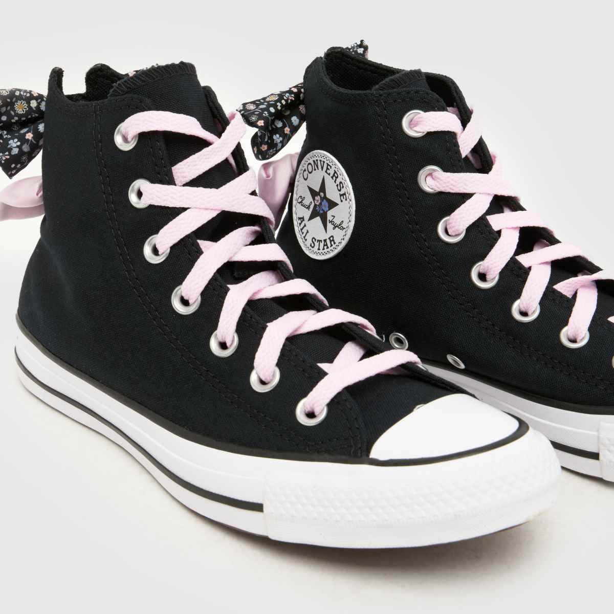 Converse All Star Hi Bow in Black Multi Converse All Star Hi Bow 4