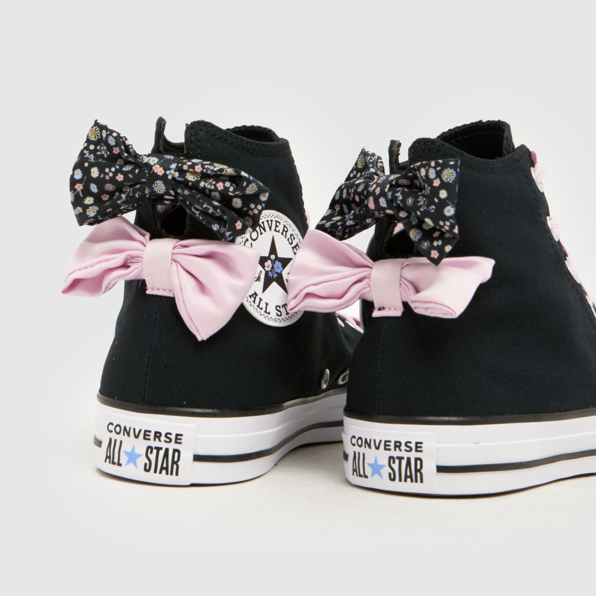Converse All Star Hi Bow in Black Multi Converse All Star Hi Bow 7