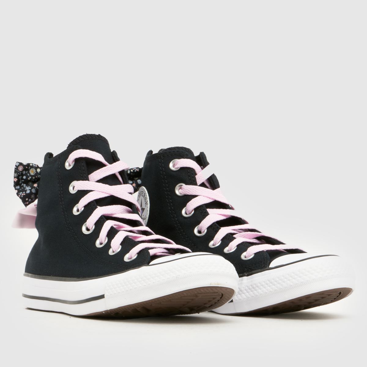 Converse All Star Hi Bow in Black Multi Converse All Star Hi Bow 8