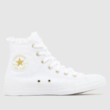 Converse All Star Hi Ruffles in White Converse All Star Hi Ruffles,1 of 4