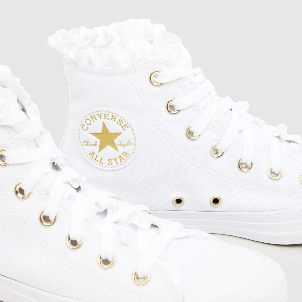 Converse All Star Hi Ruffles in White Converse All Star Hi Ruffles 4