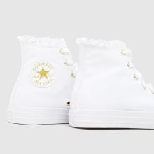 Converse All Star Hi Ruffles in White Converse All Star Hi Ruffles,4 of 4