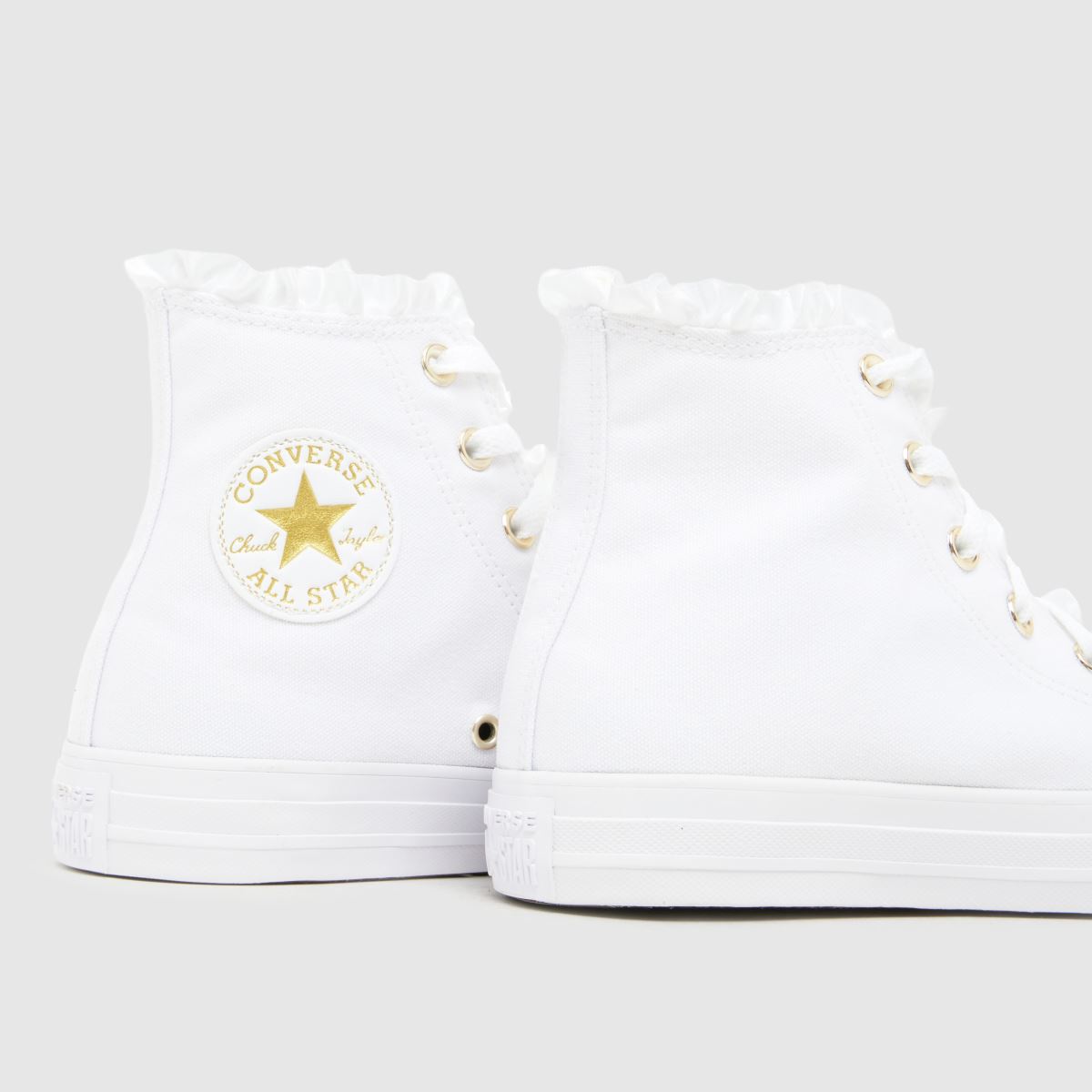 Converse All Star Hi Ruffles in White Converse All Star Hi Ruffles 7