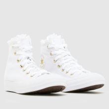 Converse All Star Hi Ruffles in White Converse All Star Hi Ruffles,2 of 4