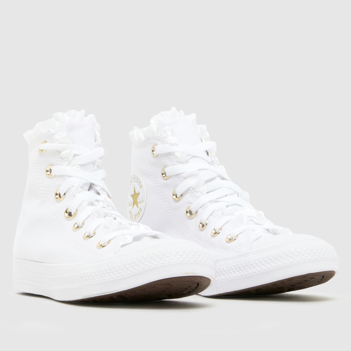 Converse All Star Hi Ruffles in White Converse All Star Hi Ruffles 8