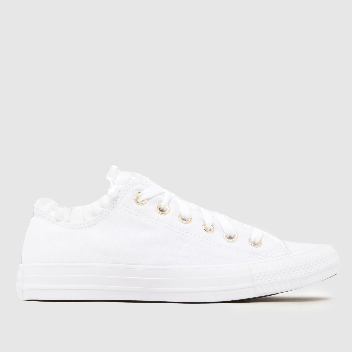 Converse All Star Ox Ruffles Trainers in White
